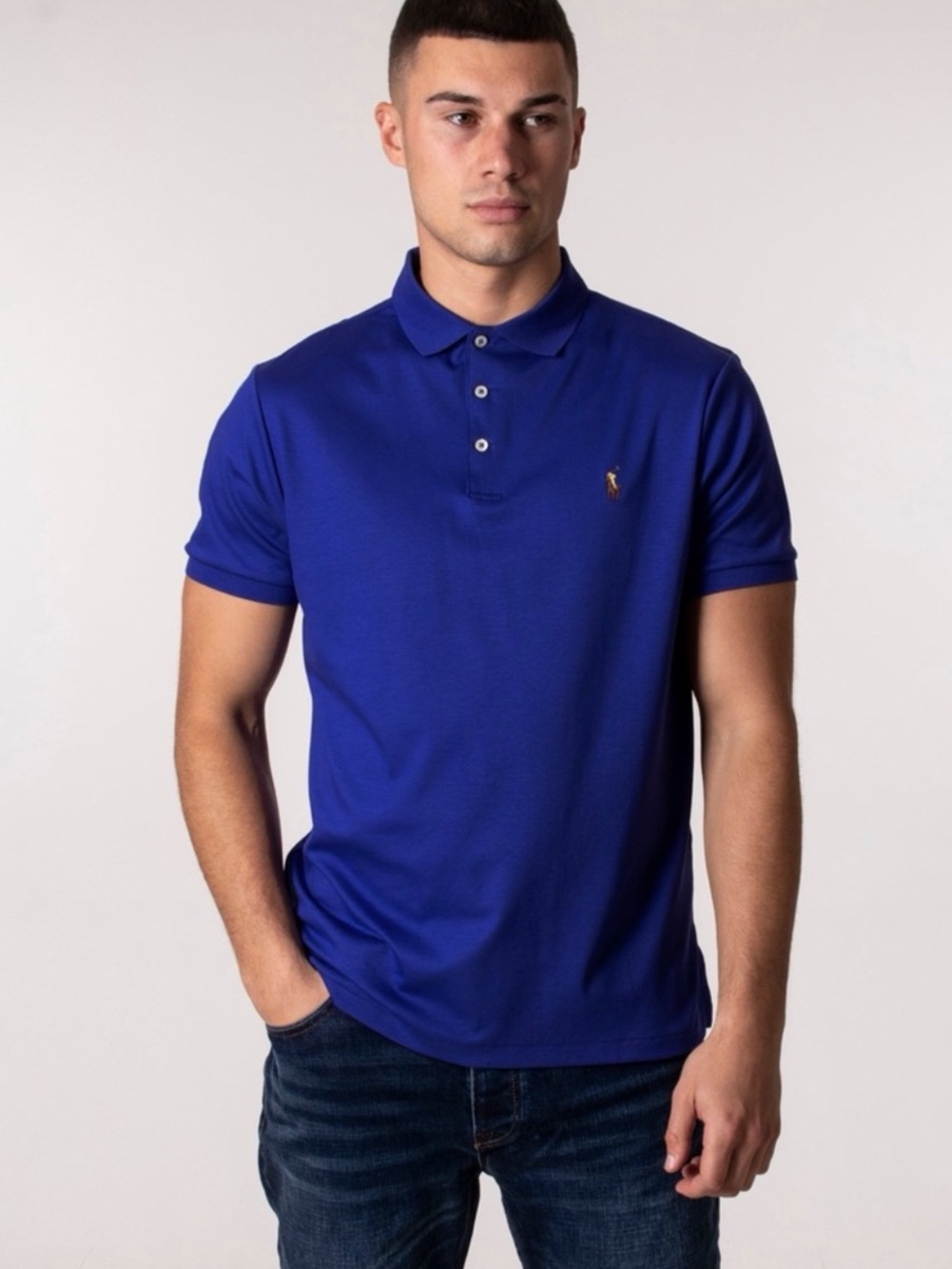POLO RALPH LAUREN Classic
Fit Soft Cotton Polo Shirt XLARGE
Royal Blue NWT
